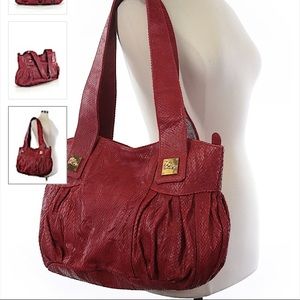 Jenrigo Italian Snake Skin Tote Bag